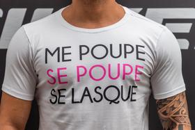 Camiseta 'Me Poupe, Se Poupe, Se Lasque' Adriano Silver (P ao EXGG) Camiseta 'Me Poupe, Se Poupe, Se Lasque' Adriano Silver (P ao EXGG)