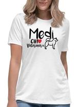 Camiseta medicina veterinária curso faculdade universitária