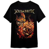 Camiseta Megadeth 35th Killing Is My Business Anniversary Consulado do Rock