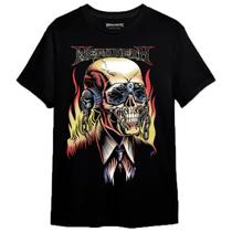 Camiseta Megadeth Flaming Consulado do Rock