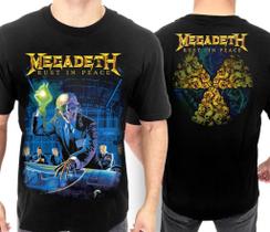 Camiseta Megadeth Of0067 Consulado Do Rock Oficial Banda