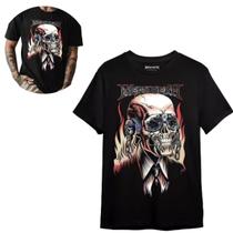 Camiseta megadeth preto m