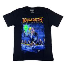 Camiseta Megadeth Rust in Peace Blusa Adulto Unissex Banda de Rock Bo628