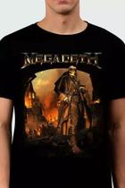 Camiseta Megadeth Sick, Dying, Dead Rock Oficial Licenciado Blusa Adulto Banda de Rock Of0146 BM