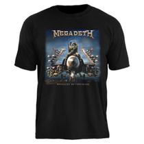 Camiseta Megadeth Warheads On Foreheads Cor:PretoTamanho:P