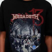 Camiseta Megadeth Zombie 13 Tam. Gg Oficial Consulado Rock