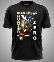 Camiseta Megaman X Zero Maverick Hunter Reploids - Estampa Exclusiva