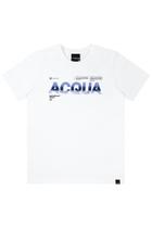 Camiseta meia malha aqua Camiseta meia malha aqua