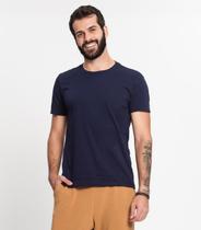 Camiseta Meia Malha Básica Masculina Kohmar Azul Camiseta Meia Malha Básica Masculina Kohmar Azul