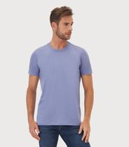 Camiseta Meia Malha Básica Masculina Kohmar Azul Camiseta Meia Malha Básica Masculina Kohmar Azul