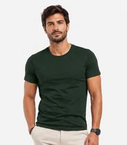 Camiseta Meia Malha Básica Masculina Kohmar Verde Camiseta Meia Malha Básica Masculina Kohmar Verde