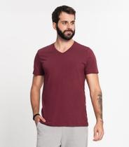 Camiseta Meia Malha Básica Masculina Kohmar Vermelho Camiseta Meia Malha Básica Masculina Kohmar Vermelho