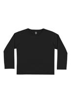 Camiseta Meia Malha Penteada Preto Infantil Elian Camiseta Meia Malha Penteada Preto Infantil Elian