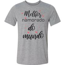 Camiseta melhor namorado do mundo blusa amor tshirt