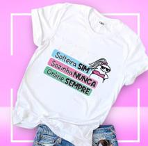 Camiseta Meme Flork - Solteira Sim Camiseta Meme Flork - Solteira Sim