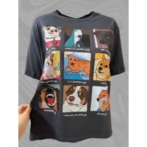 Camiseta Memes de Cachorro Camiseta Memes de Cachorro