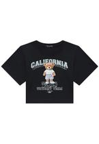 Camiseta Menina Preto Juvenil Vic Vicky