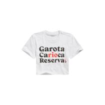 Camiseta Menina Silk Garota Carioca Reserva Mini