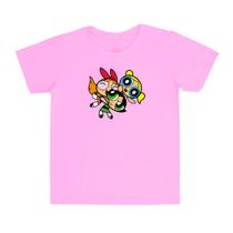 Camiseta Meninas super poderosas camisa feminina desenho infantil blusa lançamento