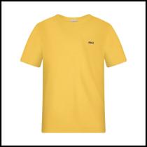 Camiseta Menino Alakazoo em Meia Malha Penteada Amarelo