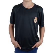 Camiseta Menino Balboa Real Madrid Dry Fit Preta - 14752R