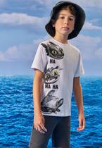 Camiseta Menino Banguela Branco Divertto Camiseta Menino Banguela Branco Divertto
