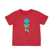 Camiseta Menino com Mochila Vermelha Camiseta Menino com Mochila Vermelha