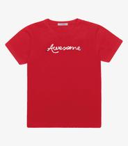Camiseta Menino Cotton Trick Nick Vermelho Camiseta Menino Cotton Trick Nick Vermelho
