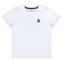 Camiseta Menino Glinny em Cotton na cor Branco