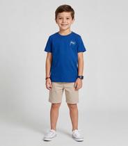Camiseta Menino Infantil Brasil Rovitex Kids Azul
