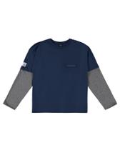 Camiseta menino zíper em algodão - 1000105173