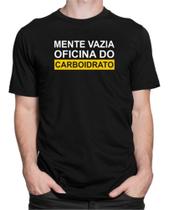 Camiseta Mente Vazia Frases Dieta Engraçadas Criativas Blusa