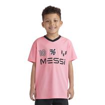 Camiseta Messi Boys' Lifestyle de manga curta rosa doce tamanho 4