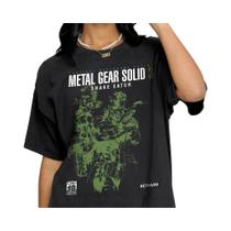 Camiseta Metal Gear Solid 3 Snake Com Gola Redonda Em Algodão Puro, Presente Criativo De Verão,