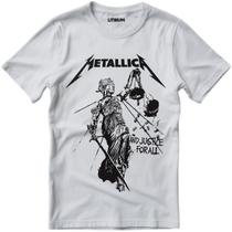Camiseta metallica and justice for all 1988