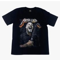 Camiseta Metallica Blusa Preto Rock James Hetfield Hcd497 RCH