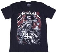 Camiseta Metallica Blusa Unissex Preta Banda De Rock Bo592 BRC