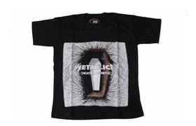 Camiseta Metallica Death Magnetic Blusa Adulto Banda Po039 BM