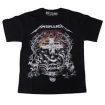 Camiseta Metallica Master Of Puppets Blusa Adulta Unissex Banda Adulto e Plus Size MR201 RC