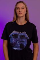 Camiseta Metallica Ride The Lightning Album Camiseta Metallica Ride The Lightning Album