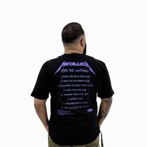 Camiseta Metallica Ride The Lightning Camiseta Metallica Ride The Lightning