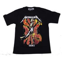 Camiseta Metallica S&M2 blusa Adulto e Plus size Extra Mr312 RCH