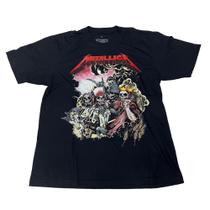 Camiseta Metallica The Four Horseman Kill Em' All Banda de Rock Blusa Adulto Unissex E002 Camiseta Metallica The Four Horseman Kill Em' All Banda de Rock Blusa Adulto Unissex E002