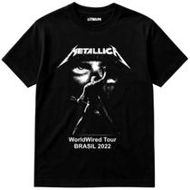 Camiseta Metallica Tour Brasil 2022