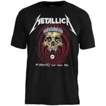 Camiseta Metallica Ts1515 Stamp Camisa Licenciada Oficial Camiseta Metallica Ts1515 Stamp Camisa Licenciada Oficial