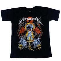 Camiseta Metallica unissex Banda De Rock Blusa EPI137 RCH - Belos Persona Banda