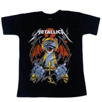 Camiseta Metallica unissex Banda De Rock Blusa EPI137 RCH Camiseta Metallica unissex Banda De Rock Blusa EPI137 RCH