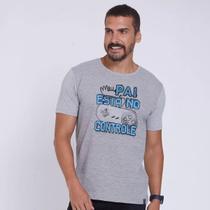 Camiseta MEU PAI Está no Controle Ms4077 - P Tamanho:P Camiseta MEU PAI Está no Controle Ms4077 - P Tamanho:P