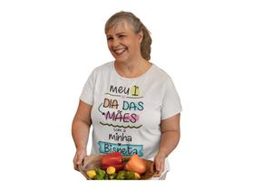 Camiseta Meu Primeiro Dia das Mães Bisneta Presente Branca Camiseta Meu Primeiro Dia das Mães Bisneta Presente Branca