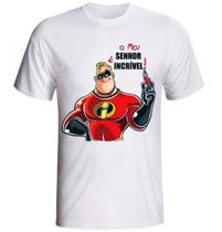 Camiseta Meu Senhor é Incrível modelo branca fornecedor M&M Presentes Personalizados Camiseta Meu Senhor é Incrível modelo branca fornecedor M&M Presentes Personalizados